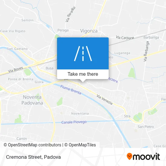 Cremona Street map