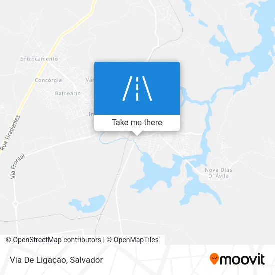 Via De Ligação map
