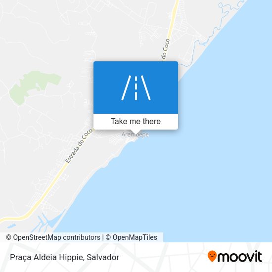 Praça Aldeia Hippie map