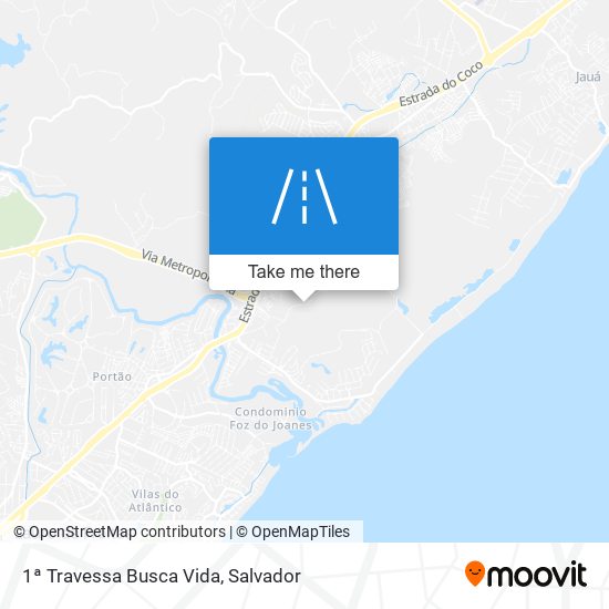 Mapa 1ª Travessa Busca Vida