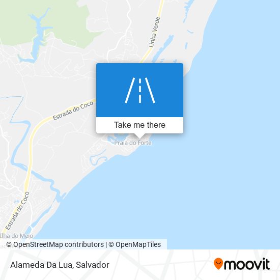 Alameda Da Lua map