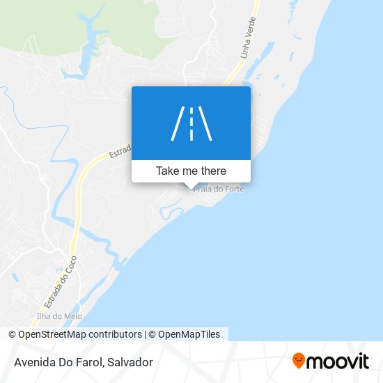 Mapa Avenida Do Farol