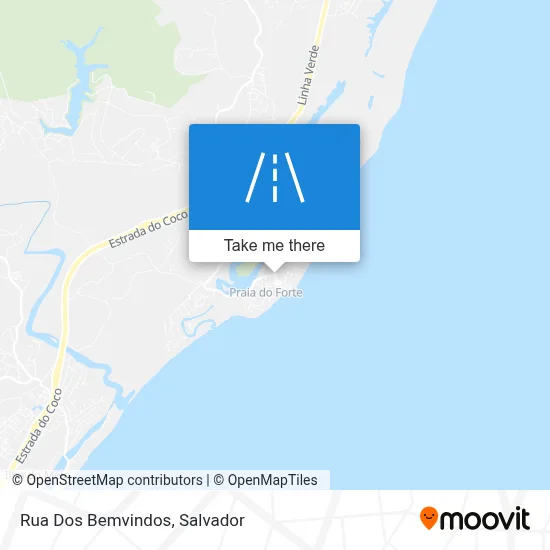 Rua Dos Bemvindos map