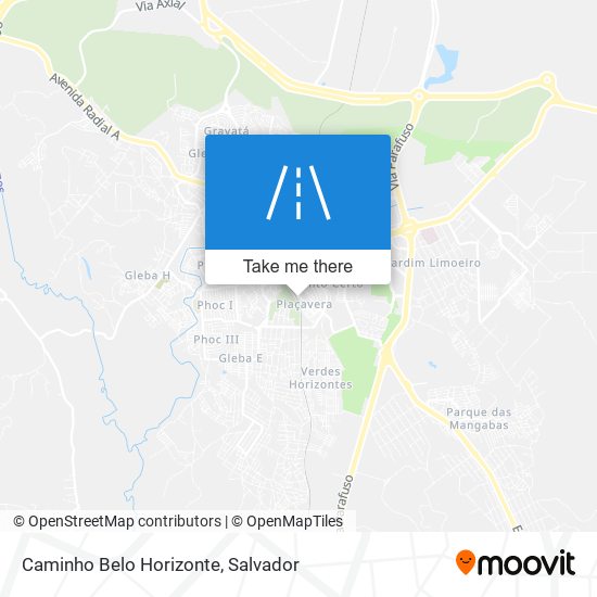 Caminho Belo Horizonte map