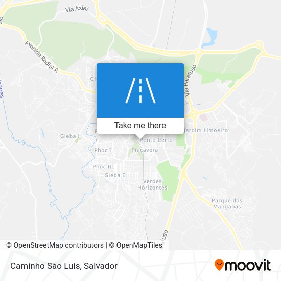 Caminho São Luís map
