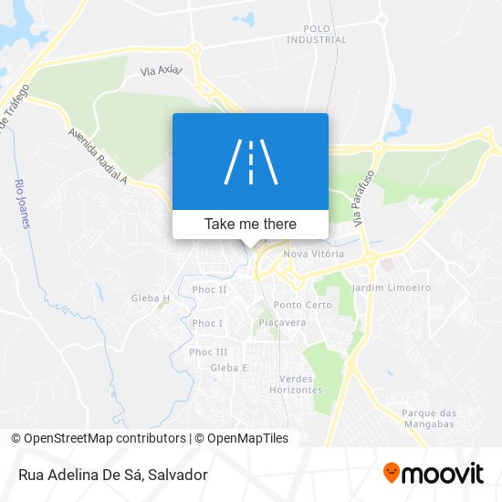 Mapa Rua Adelina De Sá