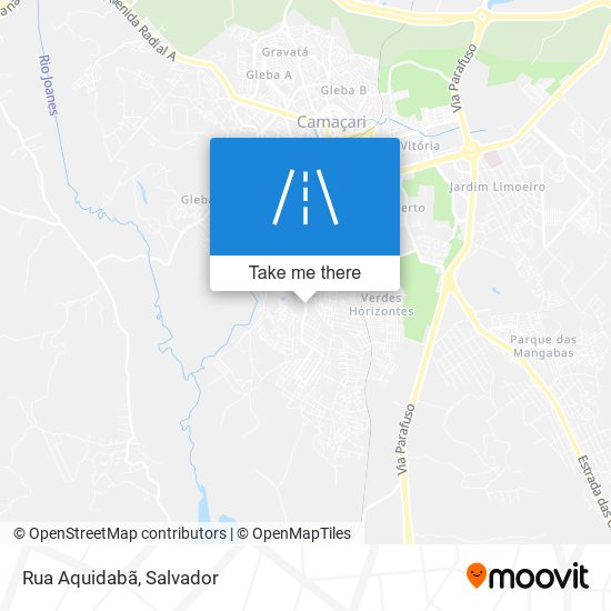 Mapa Rua Aquidabã