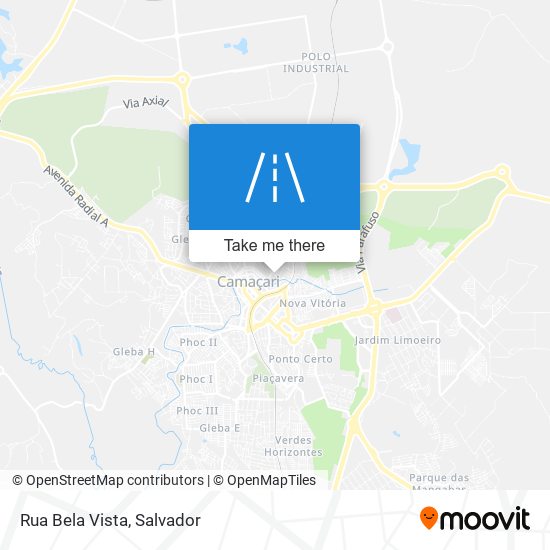 Mapa Rua Bela Vista