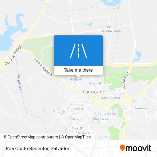 Rua Cristo Redentor map