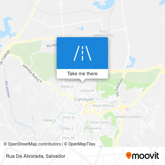Rua Da Alvorada map