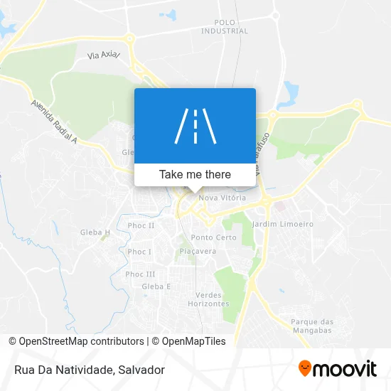Rua Da Natividade map