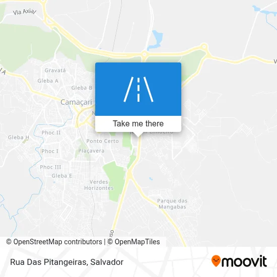 Rua Das Pitangeiras map