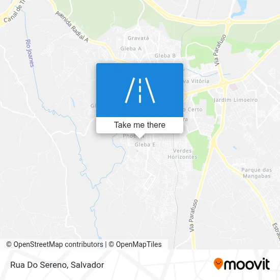 Rua Do Sereno map