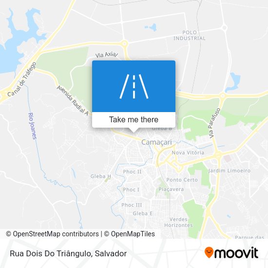 Rua Dois Do Triângulo map
