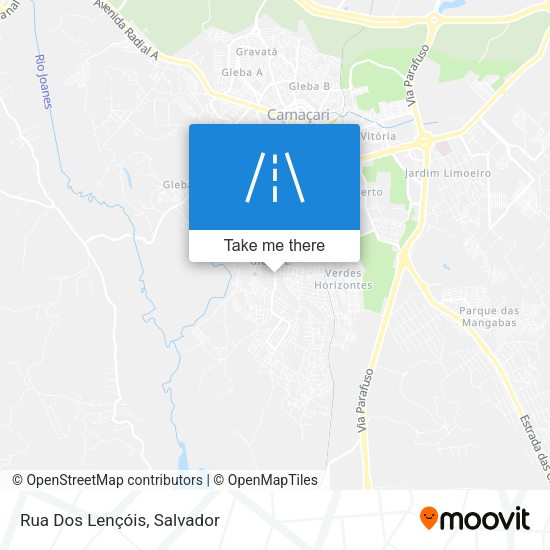 Rua Dos Lençóis map