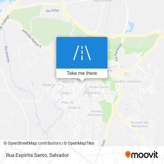 Rua Espirita Santo map