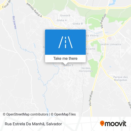 Rua Estrela Da Manhã map