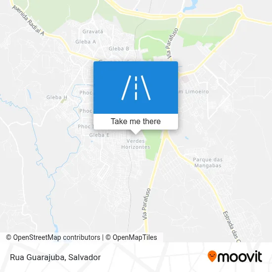 Rua Guarajuba map