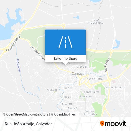 Rua João Araújo map
