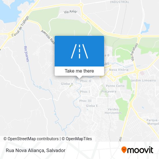 Rua Nova Aliança map