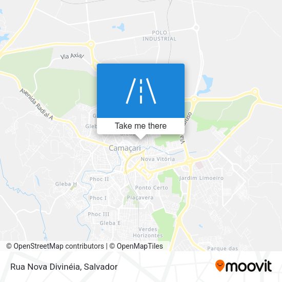 Rua Nova Divinéia map