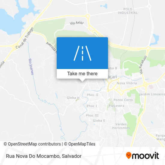 Rua Nova Do Mocambo map