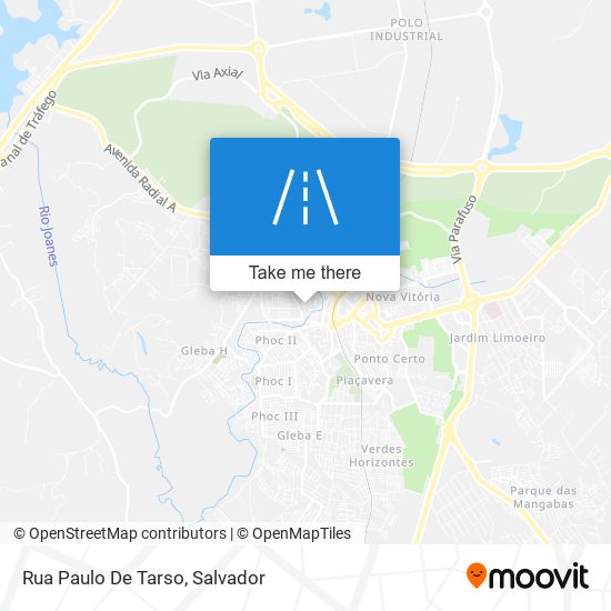 Mapa Rua Paulo De Tarso