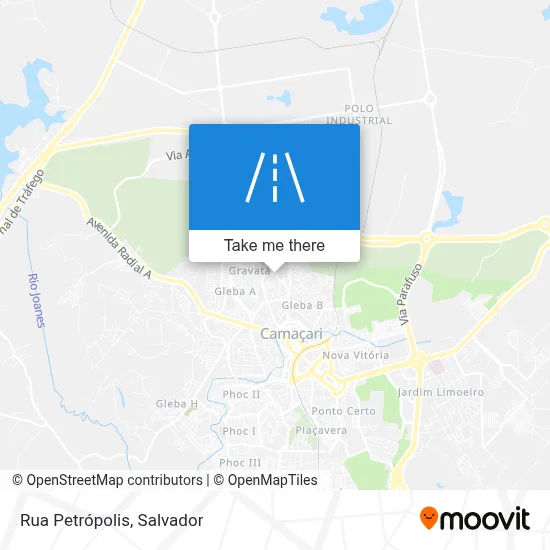 Rua Petrópolis map
