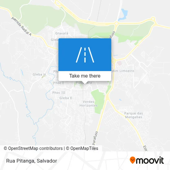 Rua Pitanga map