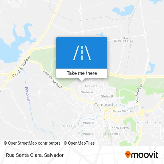 Rua Santa Clara map