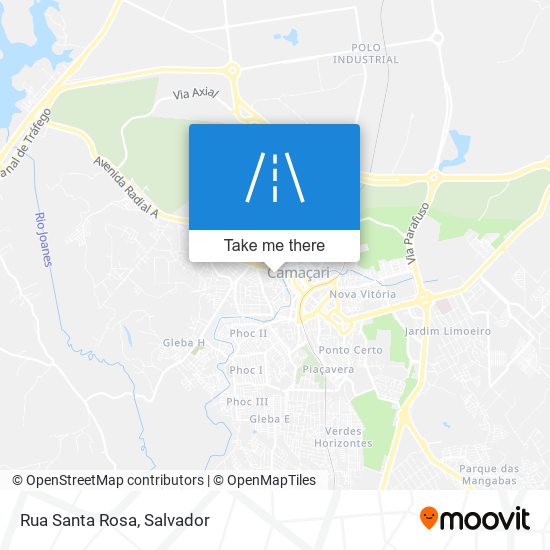 Rua Santa Rosa map