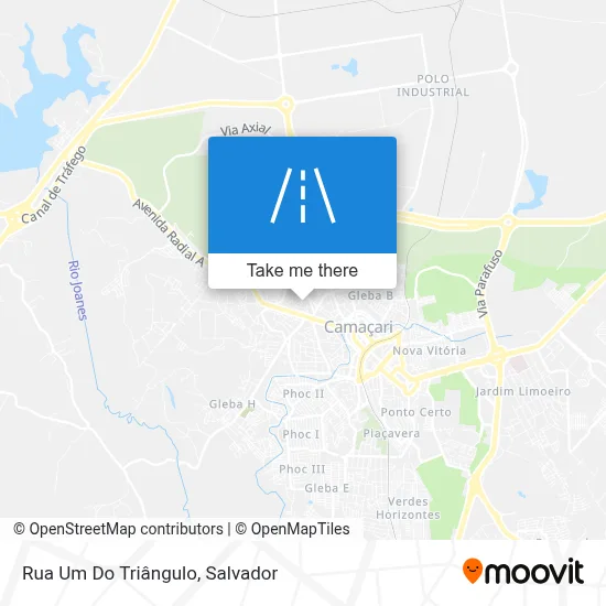 Rua Um Do Triângulo map
