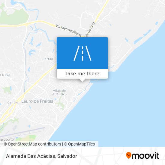 Alameda Das Acácias map