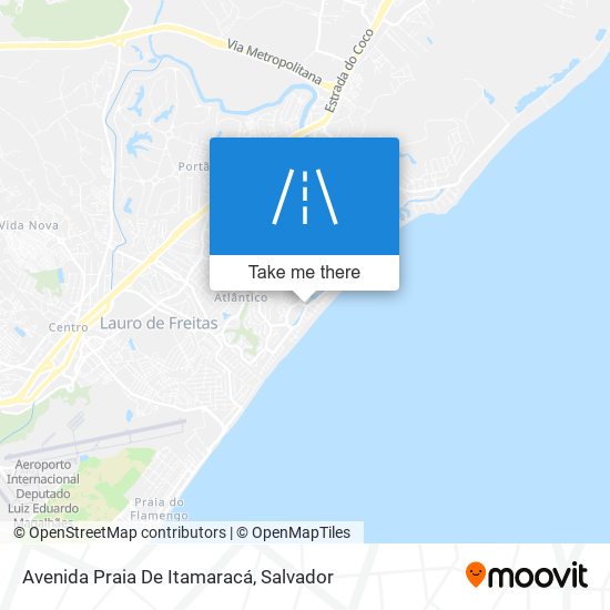 Mapa Avenida Praia De Itamaracá