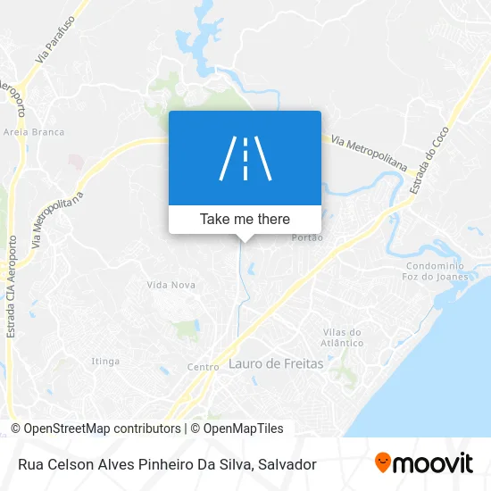 Rua Celson Alves Pinheiro Da Silva map