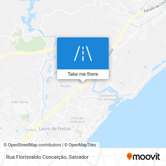 Rua Florisvaldo Conceição map