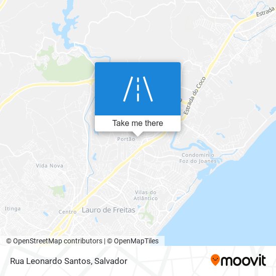 Rua Leonardo Santos map