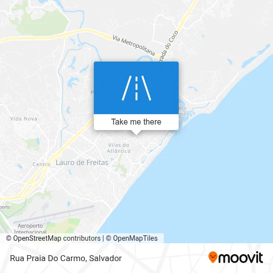 Rua Praia Do Carmo map