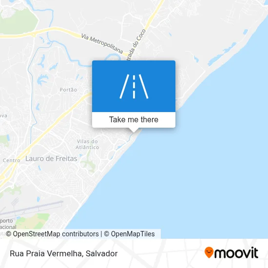 Rua Praia Vermelha map