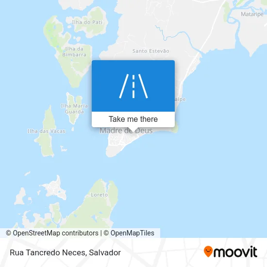 Rua Tancredo Neces map