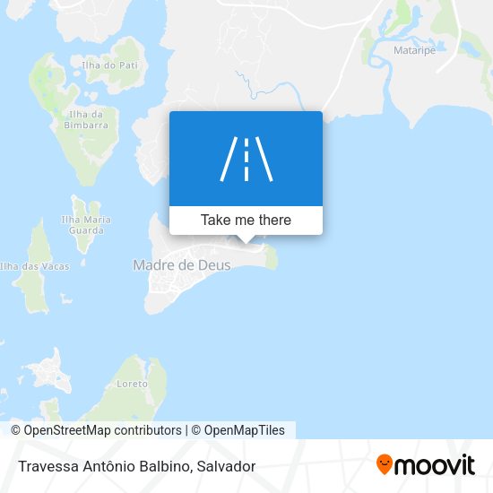 Travessa Antônio Balbino map
