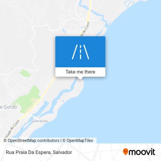 Rua Praia Da Espera map