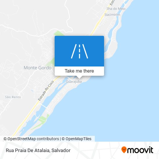 Mapa Rua Praia De Atalaia