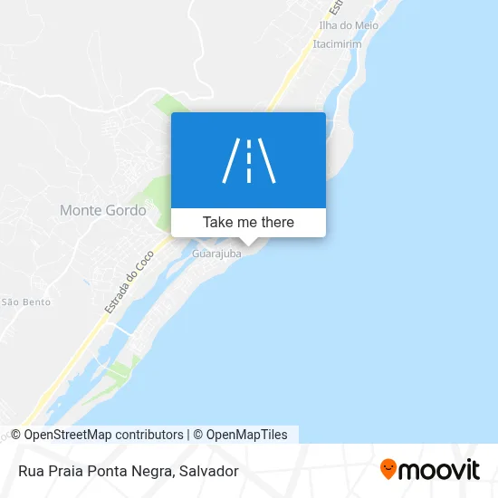 Rua Praia Ponta Negra map