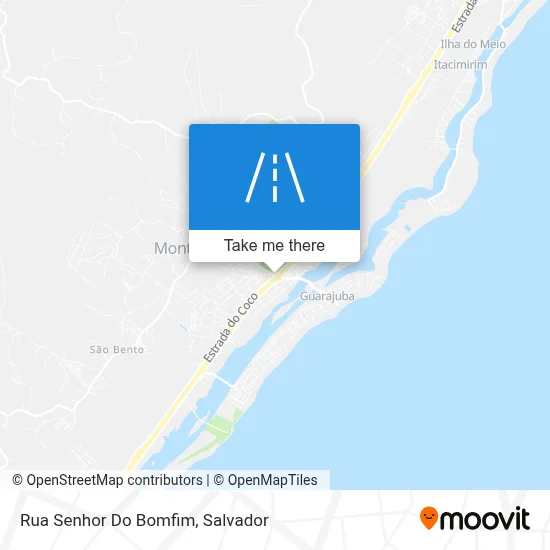 Rua Senhor Do Bomfim map