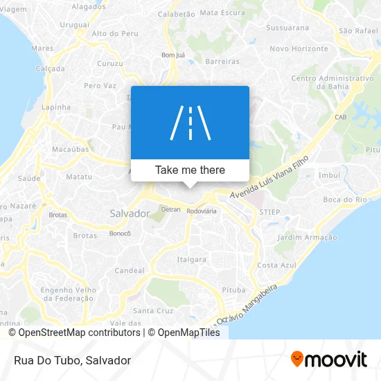 Rua Do Tubo map