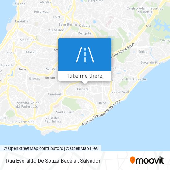 Mapa Rua Everaldo De Souza Bacelar