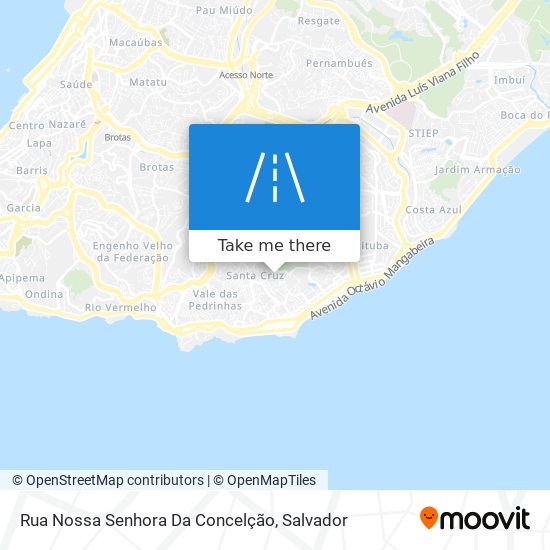 Mapa Rua Nossa Senhora Da Concelção