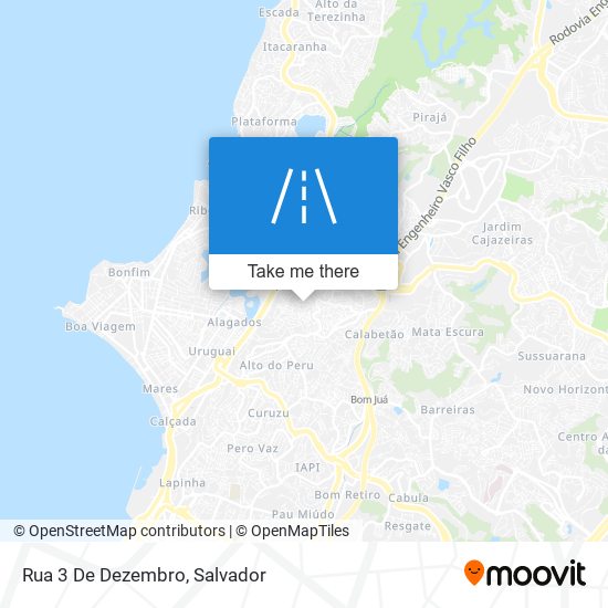 Mapa Rua 3 De Dezembro