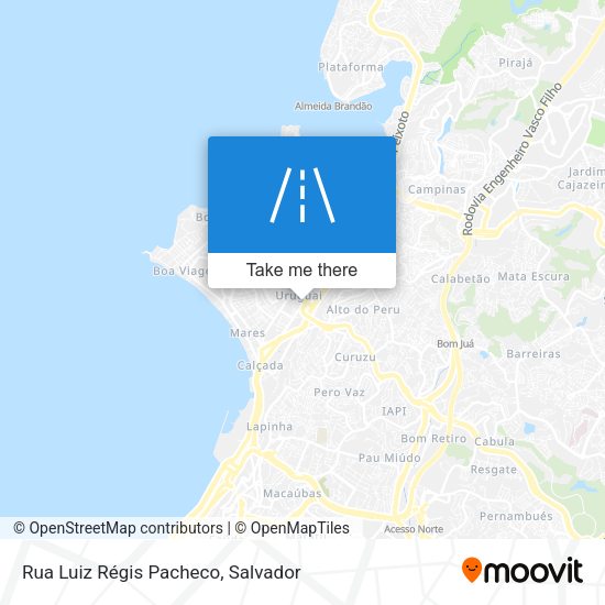 Rua Luiz Régis Pacheco map